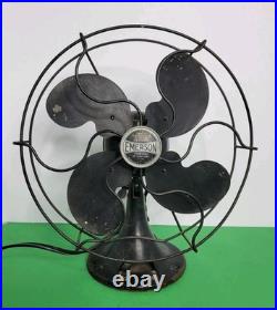 Antique Emerson 10 Electric Fan Type 2150 Nice Working Condition