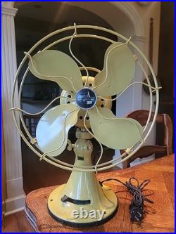 Antique Emerson 12 Desk Fan, 3Speed Oscillating, Beautifully Restored, #73646AK