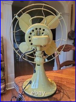 Antique Emerson 12 Desk Fan, 3Speed Oscillating, Beautifully Restored, #73646AK
