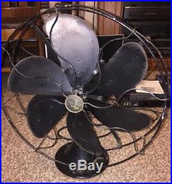 Antique Emerson 29668 16.5 6 Blade Fan For Restoration