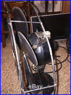 Antique Emerson 29668 16.5 6 Blade Fan For Restoration