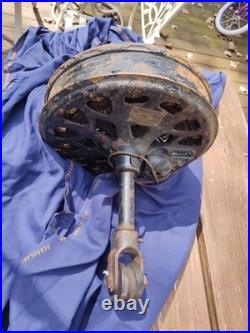 Antique Emerson 45641 Long Nose Ceiling Fan for parts or restoration
