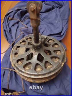 Antique Emerson 45641 Long Nose Ceiling Fan for parts or restoration