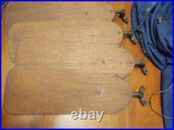 Antique Emerson 45641 Long Nose Ceiling Fan for parts or restoration