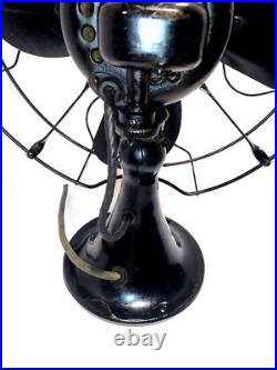 Antique Emerson 73648-AK 16 Table Fan1936Glossy and Working