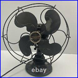 Antique Emerson B-JR 1931 Electric 10 Oscillating One Speed Fan Working C Video