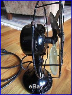 Antique Emerson Brass Blade Fan 26645 1920-1922