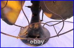 Antique Emerson Brass Blade Oscillating Fan Type 73548