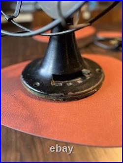 Antique Emerson Electric 12 Brass Blade Table Fan Model 26646 Vintage Works