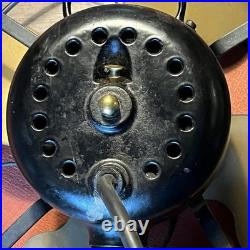 Antique Emerson Electric 12 Brass Blade Table Fan Model 26646 Vintage Works