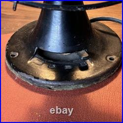Antique Emerson Electric 12 Brass Blade Table Fan Model 26646 Vintage Works