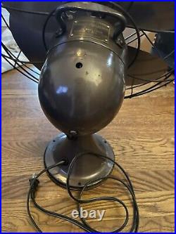 Antique Emerson Electric 4 Blade 3 Speed 16 Oscillating Fan 77648-SG NICE