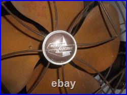 Antique Emerson Electric 6250-K Brass Blade Oscillating Fan Works