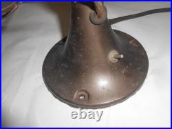 Antique Emerson Electric 6250-K Brass Blade Oscillating Fan Works