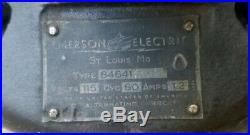 Antique Emerson Electric Ceiling Fan Heavy Cast Iron 115v