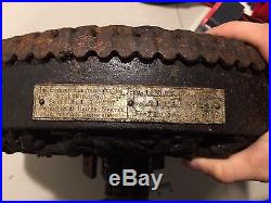 Antique Emerson Electric Ceiling Fan Motor Assembly Model 12093 Untested