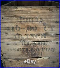 Antique Emerson Electric Co. WOOD SHIPPING CRATE for 16 FAN FREE SHIPPING
