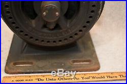 Antique Emerson Electric Mfg Co. Alternating Current Fan Motor withStand & Pulley