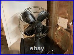 Antique Emerson Electric Table Fan Vintage Electric Fan Runs