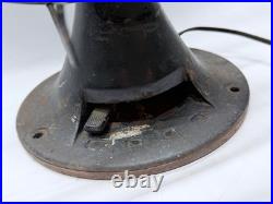 Antique Emerson Fan 4 Blade Brass Blade 16 Inch 73648 3-speed Oscillating WORKS