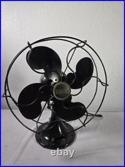 Antique Emerson Fan Type 2250B 10 Oscillator 1930s Working. Read Descrtipion