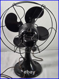 Antique Emerson Fan Type 2250B 10 Oscillator 1930s Working. Read Descrtipion