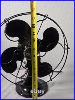 Antique Emerson Fan Type 2250B 10 Oscillator 1930s Working. Read Descrtipion