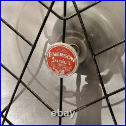 Antique Emerson Junior Desk Fan Runs Great Tilt Adjustment Issue