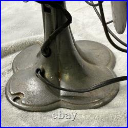 Antique Emerson Junior Desk Fan Runs Great Tilt Adjustment Issue