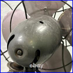 Antique Emerson Junior Desk Fan Runs Great Tilt Adjustment Issue