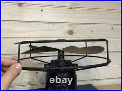 Antique Emerson Northwind 10 Brass Blade 450 3 SpeedOscillating Electric Fan
