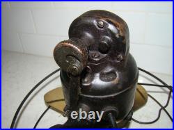 Antique Emerson Northwind 10 Brass Blade 450 Oscillating Electric Fan