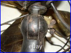 Antique Emerson Northwind 10 Brass Blade 450 Oscillating Electric Fan