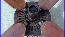 Antique Emerson Pancake Motor Ceiling Fan Old Vintage Electric 46641