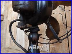 Antique Emerson Type 29646 Brass Blade Electric Fan Vintage Industrial Decor 258