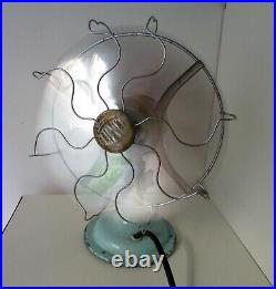 Antique English Limit Electric Table Fan Working