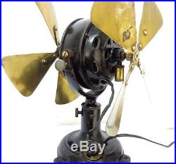 Antique & Extremely Rare Marelli Partners Fan 1900/20 Working & Serviced See
