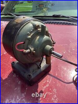 Antique FIDELITY Electric Co. Lancaster Pa Motor Brass Fan Works 2 Directions