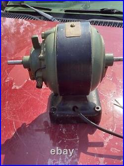 Antique FIDELITY Electric Co. Lancaster Pa Motor Brass Fan Works 2 Directions