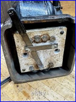 Antique FIDELITY Electric Co. Lancaster Pa Motor Multi Speed Works. Grinder Fan