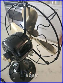Antique Fan Brass Blades Ge Whiz Fan Fully Redone