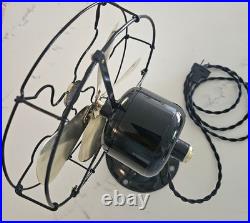 Antique Fan Brass Blades Ge Whiz Fan Fully Redone