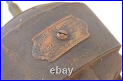 Antique Fidelity Electric Company Brass Fan Electric Motor TESTED WORKS