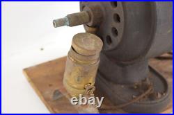 Antique Fidelity Electric Company Brass Fan Electric Motor TESTED WORKS