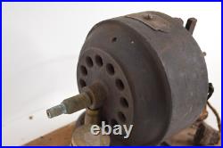 Antique Fidelity Electric Company Brass Fan Electric Motor TESTED WORKS