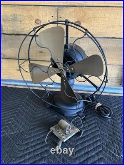 Antique Fidelity Electric Fan 12 Tab Foot Oscillator -Project