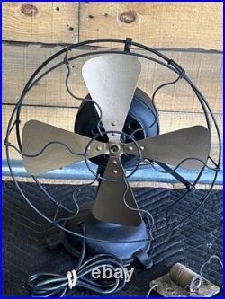 Antique Fidelity Electric Fan 12 Tab Foot Oscillator -Project