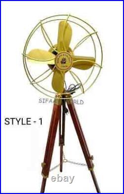 Antique Floor Standing Electric Fan Royal Navy London Fan Collectible Tripod Antique Floor Standing Electric Fan Royal Navy London Fan Collectible Tripod