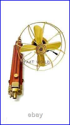 Antique Floor Standing Electric Fan Royal Navy London Fan Collectible Tripod Antique Floor Standing Electric Fan Royal Navy London Fan Collectible Tripod