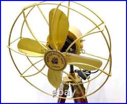 Antique Floor Standing Electric Fan Royal Navy London Fan Collectible Tripod Antique Floor Standing Electric Fan Royal Navy London Fan Collectible Tripod